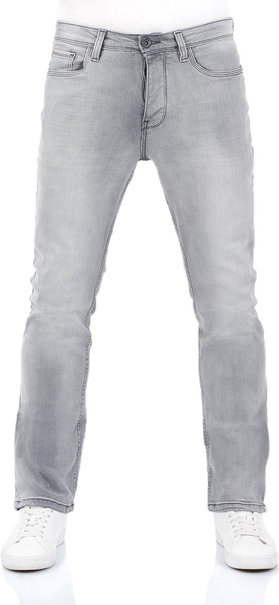 riverso Heren Jeans Broeken RIVFalko bootcut Fit Grijs Volwassenen Denim Jeansbroek