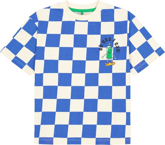 The New t-shirt jongens - ecru - blauw - Tnjeff TN5307 - maat 146/152