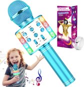 Karaoke Set Voor Volwassenen - Karaoke Microfoon Kinderen - Karaoke Microfoon Bluetooth - Karaoke Microfoon voor Kinderen - Bluetooth Draadloos - LED-verlichting - Ingebouwde Speakers - Speelgoed voor Zangplezier en Creativiteit