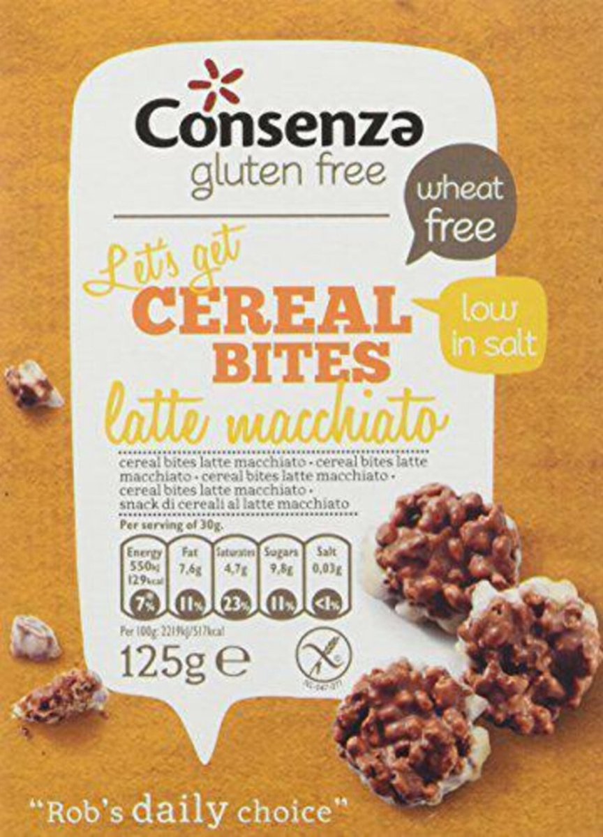 Consenza Lattemachiato Cereal Bites (125 gr)