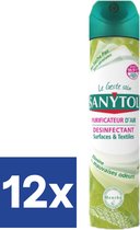 Sanytol Désodorisant Désinfectant Menthe - 12 x 300 ml