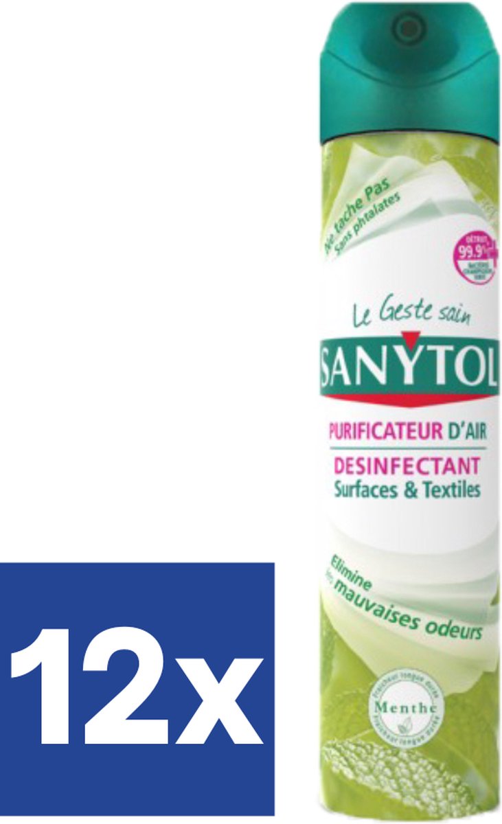 Sanytol Munt Desinfecterende luchtverfrisser - 12 x 300 ml