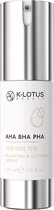 K- Lotus Beauty sérum facial réparateur et cellules mortes de la peau nettoyant l'équilibre réparateur et apaisant AHA BHA PHA 28 ML
