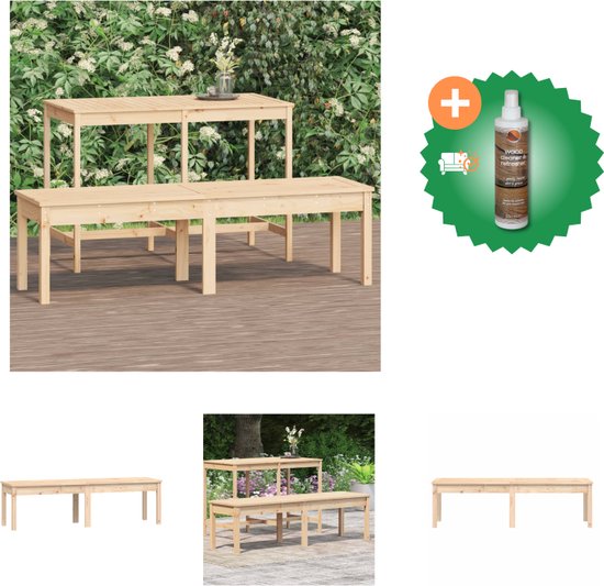 vidaXL Tuinbank 1 Groen 157 cm tuinbankje vidaXL Tuinbank 1 Groen 157 cm tuinbankje