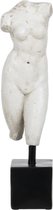 Statue Buste Wit Zwart 14 x 11 x 43 cm