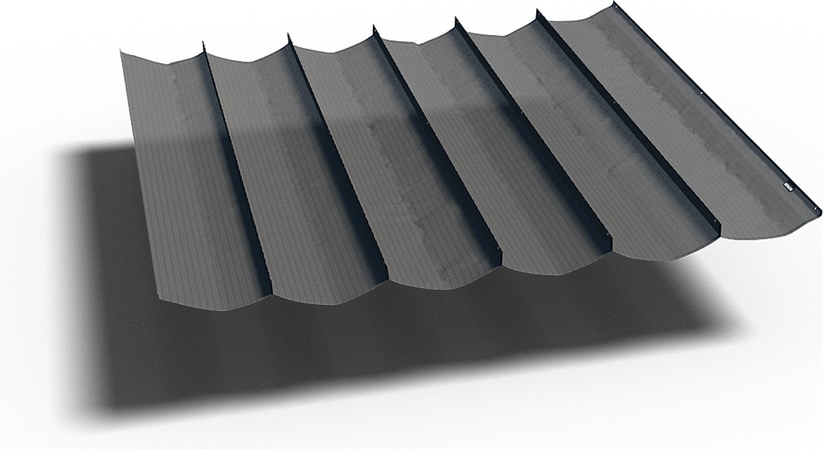 Platinum Sun & Shade – Coolfit – Harmonicadoek – B290xL300cm – Antraciet – 5 jaar garantie – 95% UV protectie – Sterk geweven 285 g/m² - Hoge kleurechtheid