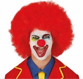Fiestas Guirca Perruque de clown - rouge - pour adultes - taille unique - cirque