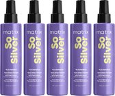 Matrix So Silver All-in-one Toning Leave-in Spray – voordeelverpakking - 5 x 200 ml
