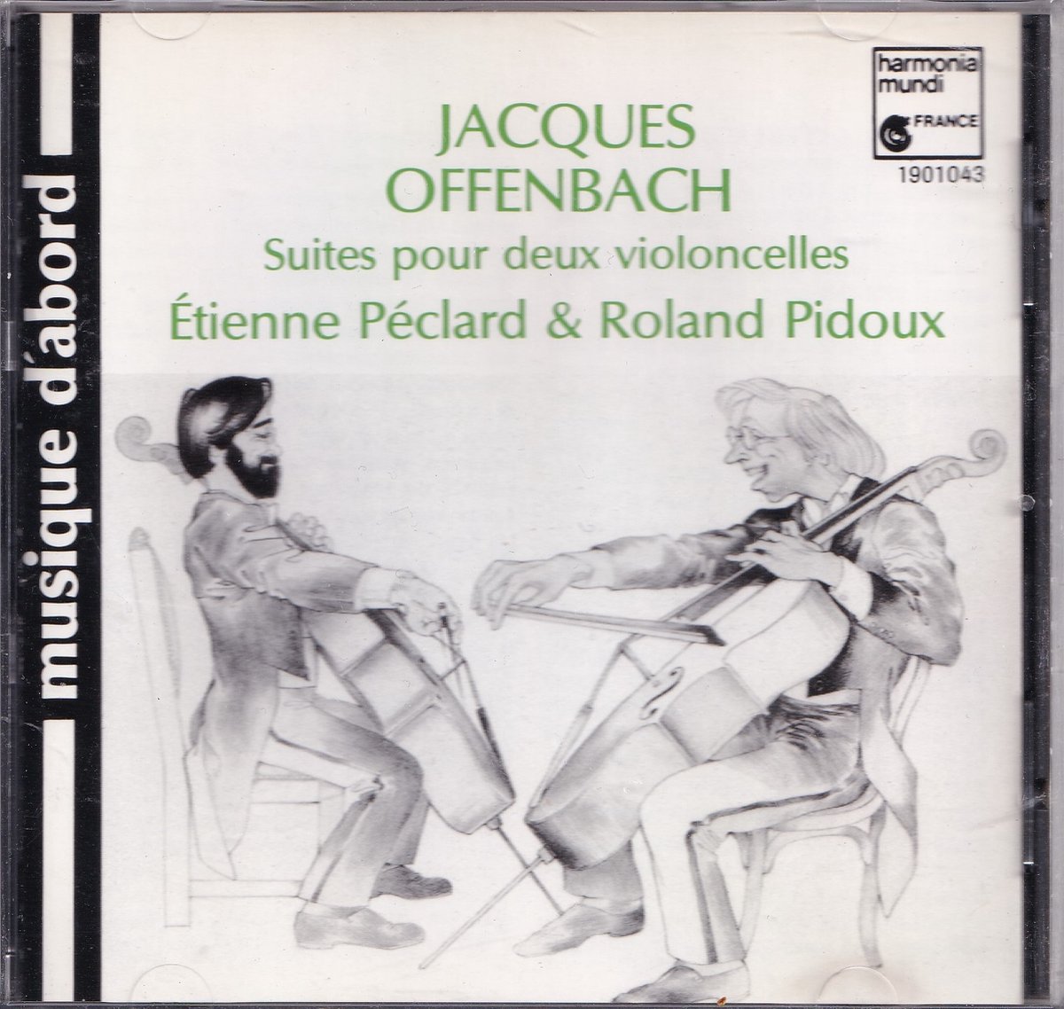 Offenbach: Suites pour deux violoncelles / Peclard, Pidoux