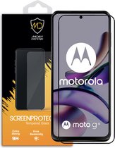 Motorola Moto G13 - G23 - G53 Screenprotector - MobyDefend Screensaver Met Zwarte Randen - Gehard Glas - Glasplaatje Geschikt Voor Motorola Moto G13 - G23 - G53
