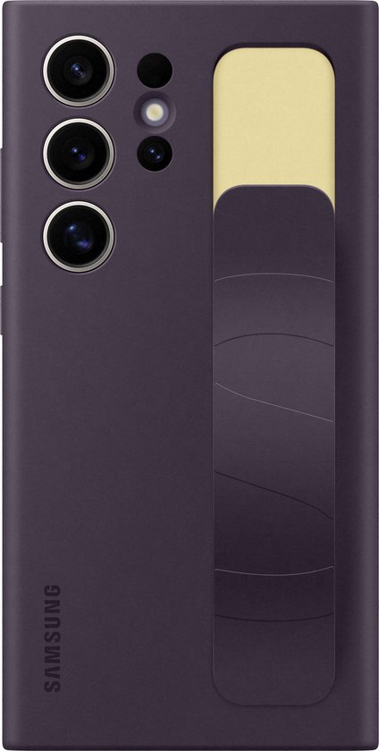 Samsung Standing Grip Case - Geschikt voor Samsung Galaxy S24 Ultra - Dark Violet