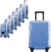 Kofferafdekkingen, transparant, pvc-materiaal, reiskoffer-beschermhoes, kofferbeschermhoes, transparant