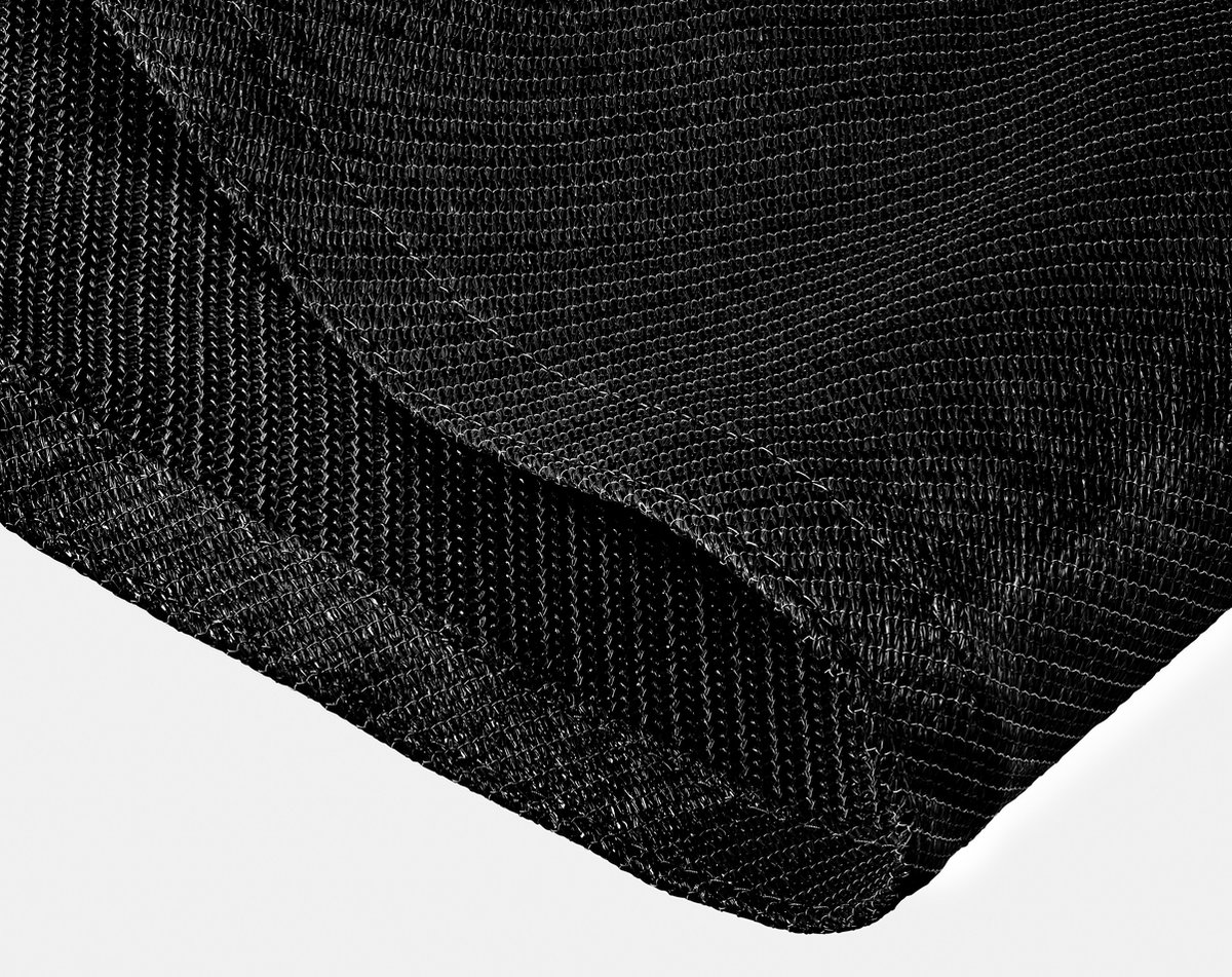 Platinum Sun & Shade Coolfit voile d’ombrage triangulaire, 570x400x400cm, Noir