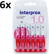 Interprox Premium Mini Conical - 2mm-4mm - 6 x 6 stuks - Voordeelverpakking