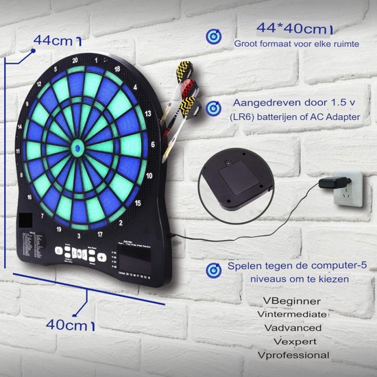 Dartbord Verlichting - Dartbord verlichting Led Surround - Dartbord Licht van Dart — afbeelding 3