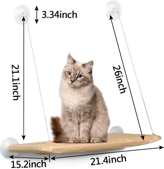 RshPets® Klimwand voor katten, kattenrek en set met 2 niveaus
