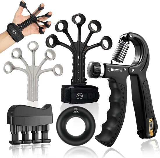VINTEAM Handgrip 4 stuks krachttraining hand tang voor krachttraining