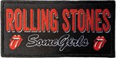 The Rolling Stones - Some Girls Logo Patch - Zwart