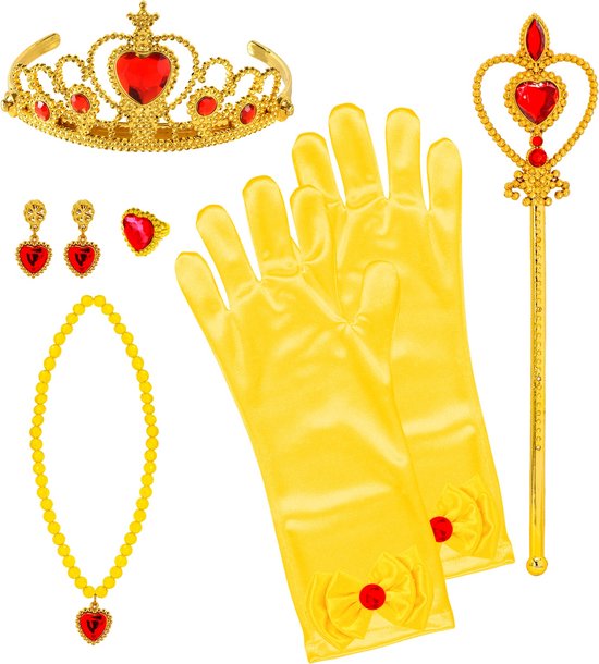 Prinses set Anna geel
