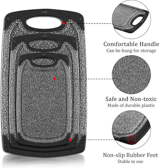 Kovali Titanium snijplankenset, 100% puur titanium snijplank, dubbelzijdige levensmiddelenkwaliteit, voor vlees, brood, groenten, fruit snijden (L 34 x 23 Kovali Titanium snijplankenset, 100% puur titanium snijplank, dubbelzijdige levensmiddelenkwaliteit, voor vlees, brood, groenten, fruit snijden (L 34 x 23