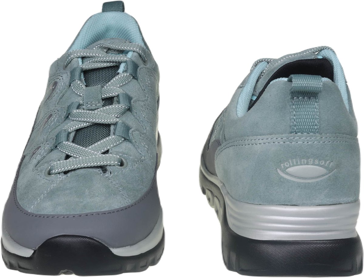 Gabor Rollingsoft SNEAKER LOW, Nubuk, Nightblue, (S.w/blau) Wechselfußbett 96.965.46 Schnürschuh