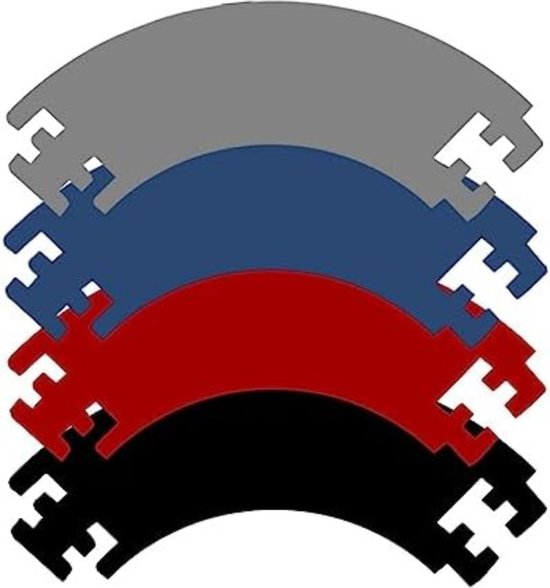 Dartbord surround ring - Grijs - 315g - 4Stuk van Dart — afbeelding 2