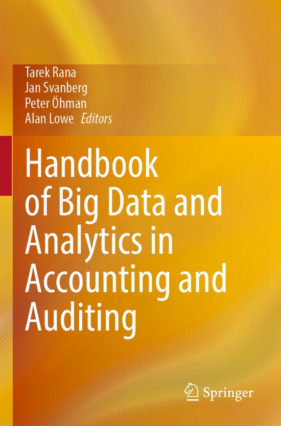 Handbook of Big Data and Analytics in Accounting and Auditin ... - cover