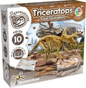 Science4you Triceratops Opgravingsset - Experimenteerdoos Archeologie & Paleontologie - Dinosaurus Opgraafkit - Dino Speelgoed
