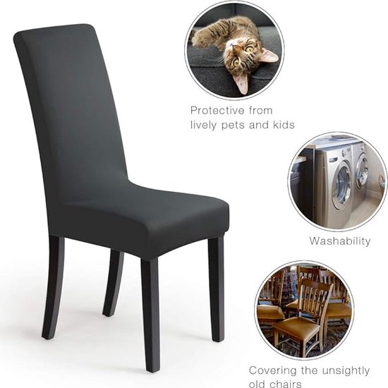 housses de chaise chaises de salle à manger 50D x 50W x 60H centimètres