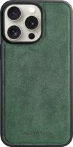 iPhone 15 Pro Max - Alcantara Case With MagSafe Magnet - Midnight Green