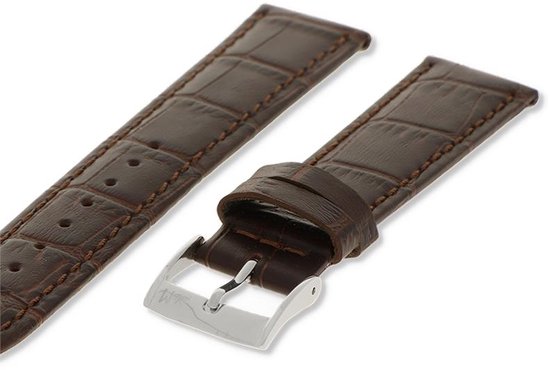 Bracelet de montre Morellato - Bracelet de montre Morellato Y2269 Bolle XL - Cuir - Marron - Bande passante 20.00 mm