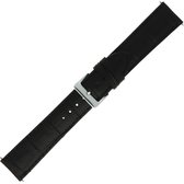 Morellato Horlogebandje Croco Zwart 20mm