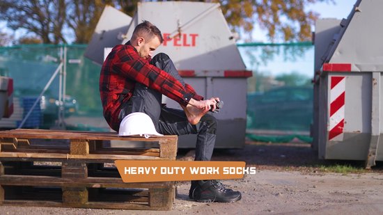 Premium Werksokken Thermo - Maat 43-46 - 2-paar - Heren - Thermo Werksokken - Extra dik - Badstof Kwaliteit - 94Workwear