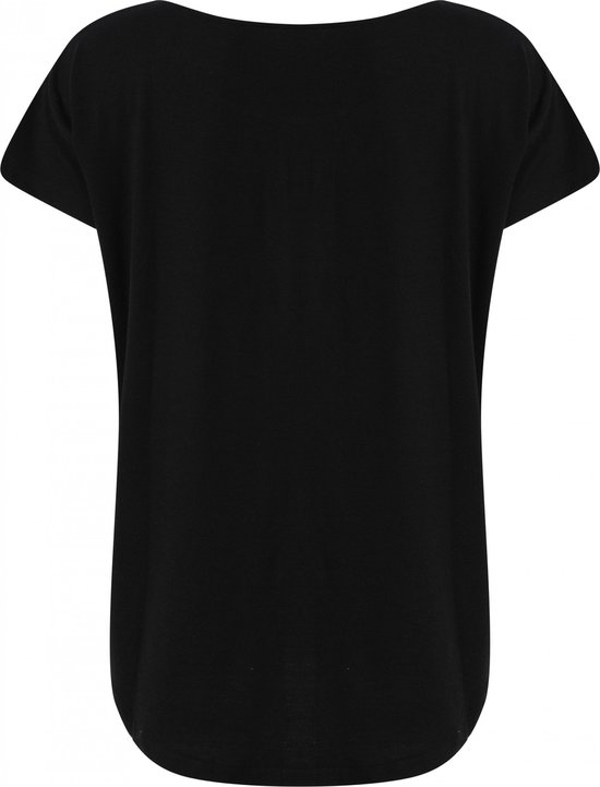 Foto: Tombo dames scoop neck t shirt tl527 black l