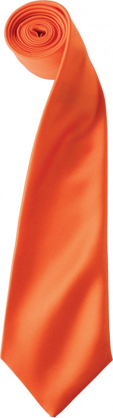 Stropdas Heren One Size Premier Orange 100% Polyester