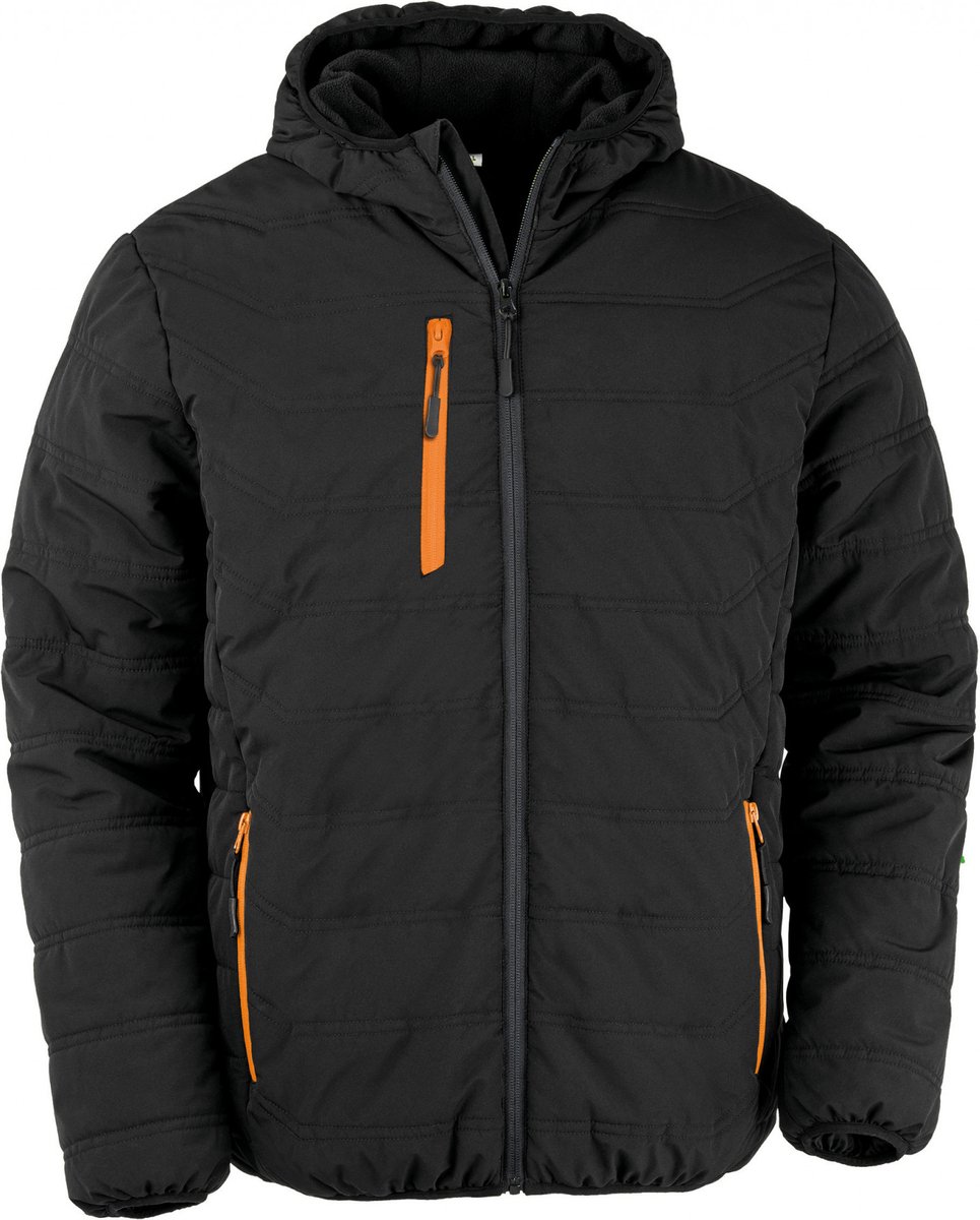 Result Recycled Compass Padded Winter Jacket RT240 Oranje