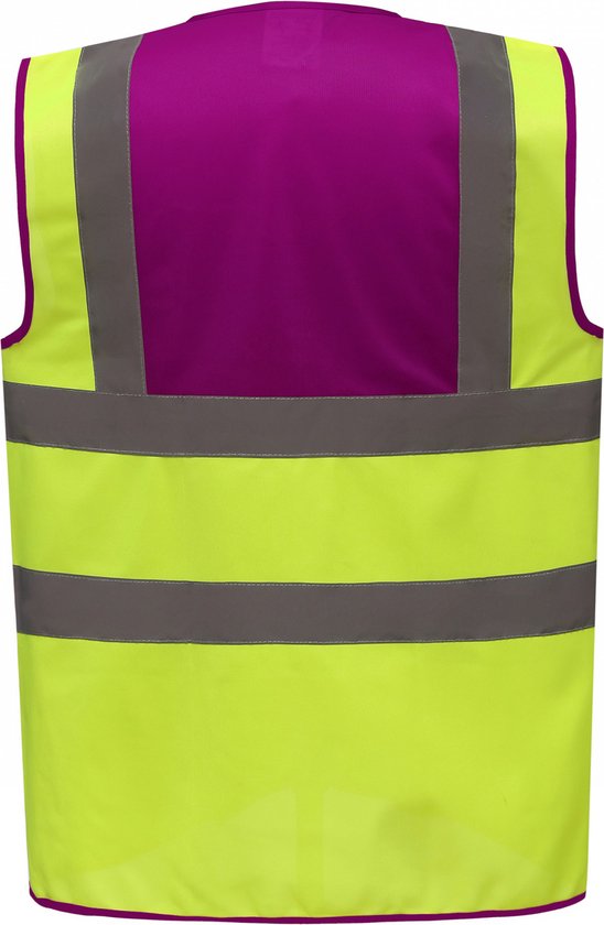 Gilet RWS violet clair, jaune XL
