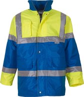 Jas Unisex XL Yoko Lange mouw Hi Vis Yellow / Royal Blue 100% Polyester