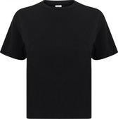 SportT-shirt Dames XL Skinni Fit Ronde hals Korte mouw Black 60% Katoen, 40% Polyester
