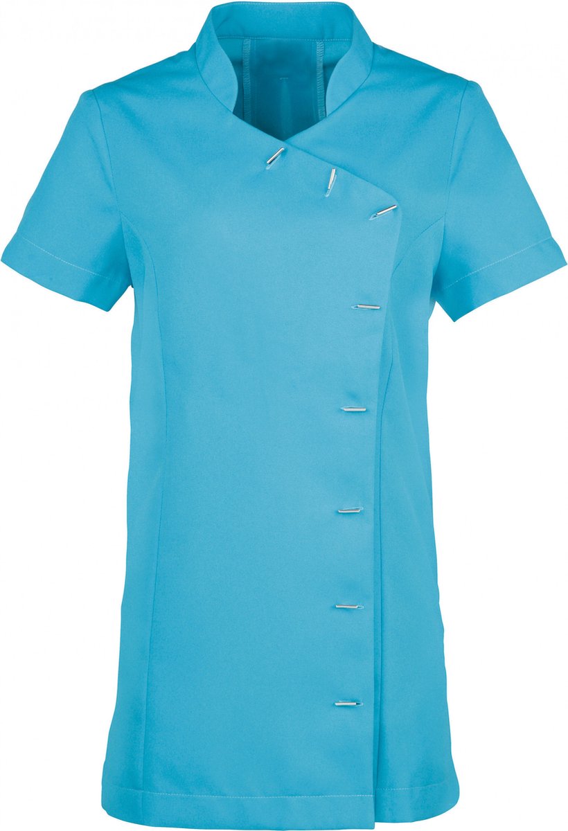 Schort/Tuniek/Werkblouse Dames M (12 UK) Premier Turquoise 100% Polyester
