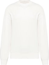Sweatshirt Unisex XL Kariban Ronde hals Lange mouw Off White 85% Katoen, 15% Polyester