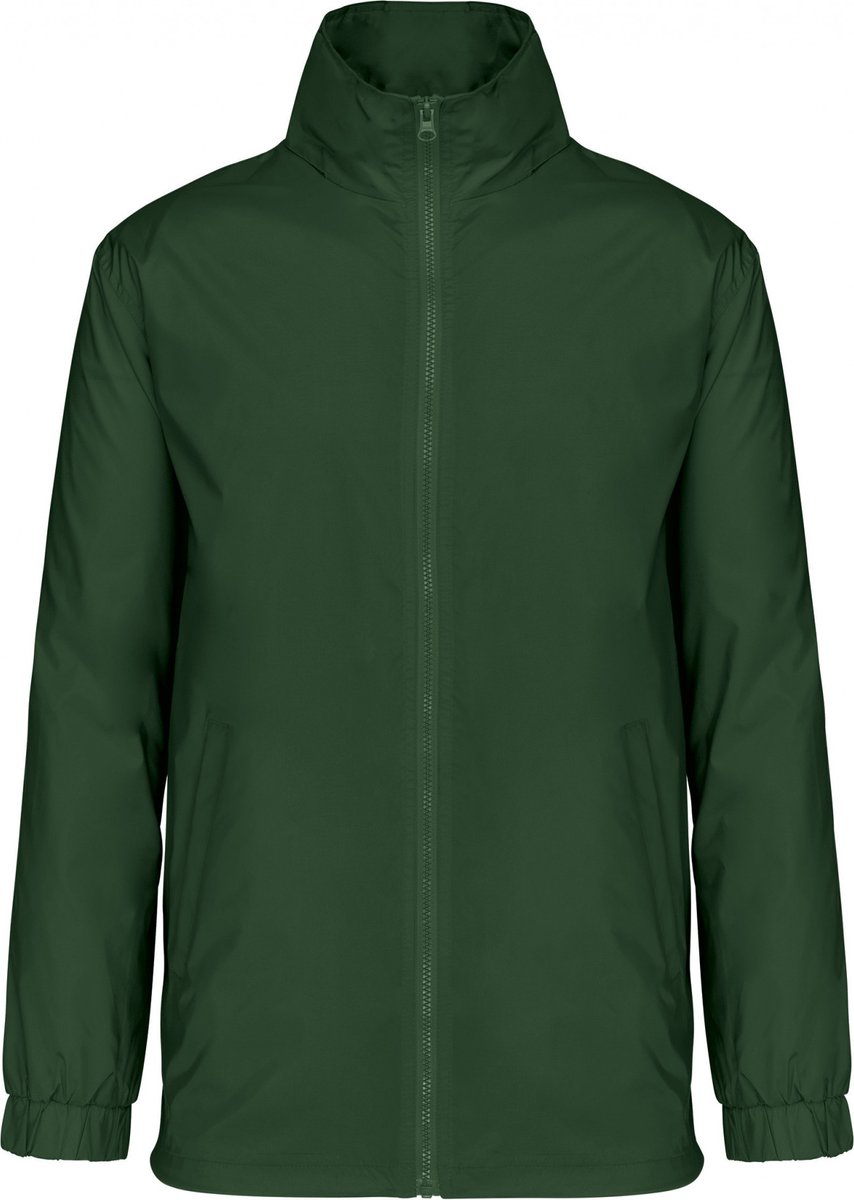 Kariban Gevoerde windbreaker heren K687 Forest Groen