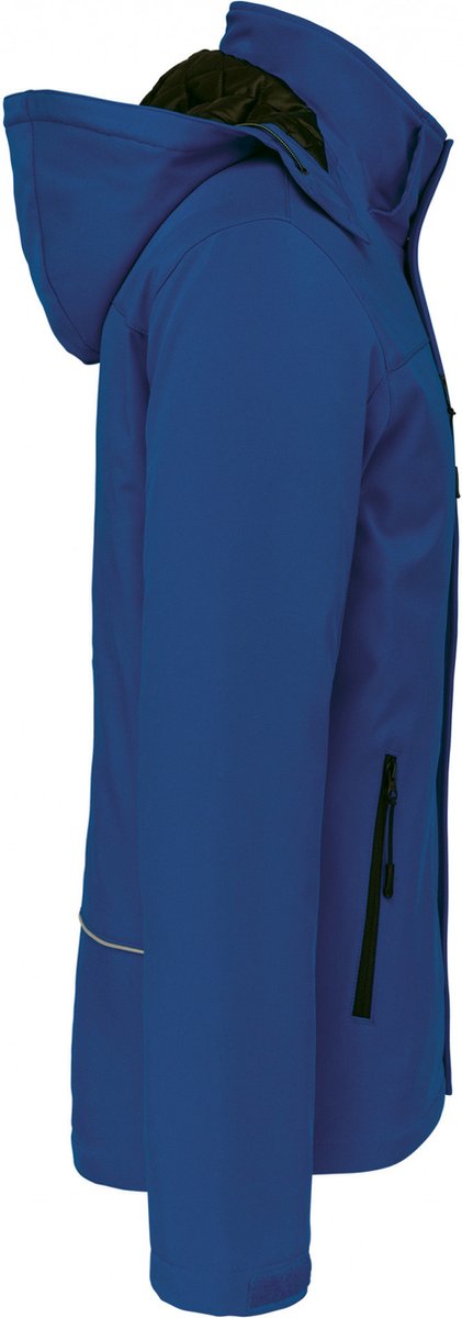 Kariban Gewatteerde softshell herenparka met capuchon K650 Dark Royal Blauw