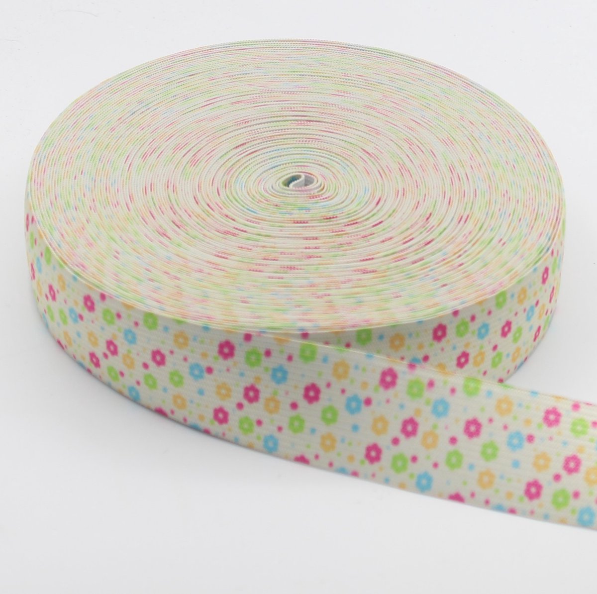 5 Meter BEDRUKTE TAILLEBAND ELASTIEK, Breedte 40MM, Kleur 05