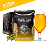SIMPELBREWEN® Ingredient Package 8 litres - Ingredient Package WEIZEN beer - Beer Brewing Package - Brew Your Own Bières Colis bière - Starter Package - Gadgets Men - Gift - Gift for Men and Women - Birthday Gift Men