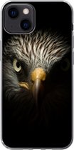Geschikt voor iPhone 13 hoesje - Vogel - Adelaar - Roofvogels - Oog - Snavel - Licht - Siliconen Telefoonhoesje