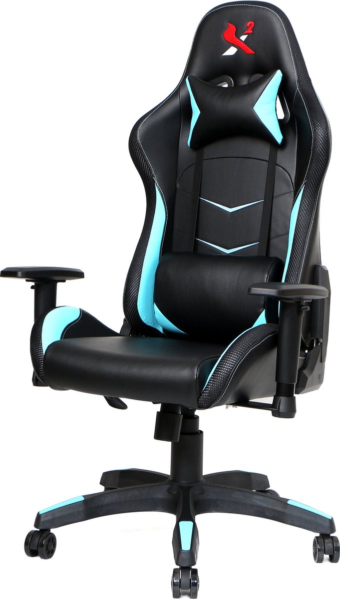 X2 gaming stoel met RGB verlichting - bureau stoel - ergonomische bureaustoel