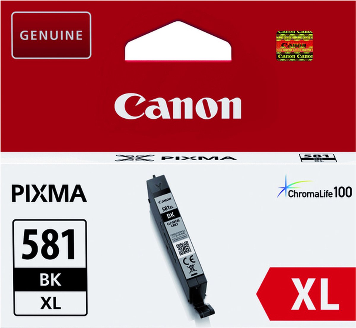 Canon cli-581xl Inktcartridge - Zwart + Retourzakje