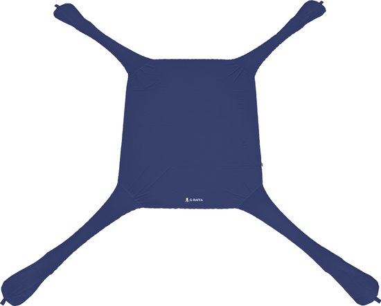 G-RAFFA Sunshade - Strandtent - Schaduwdoek - Opvouwbaar - Draagbaar - Lichtgewicht - UPF 50+ - Kleur: Navy Blue van G-RAFFA — afbeelding 4