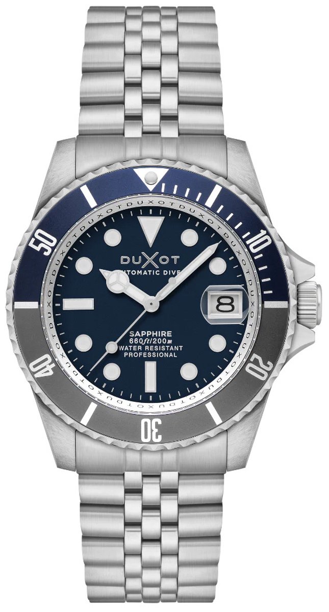 Weekenddeal! Duxot DX-2057-44 Deep Blue Atlantica Diver automatisch horloge